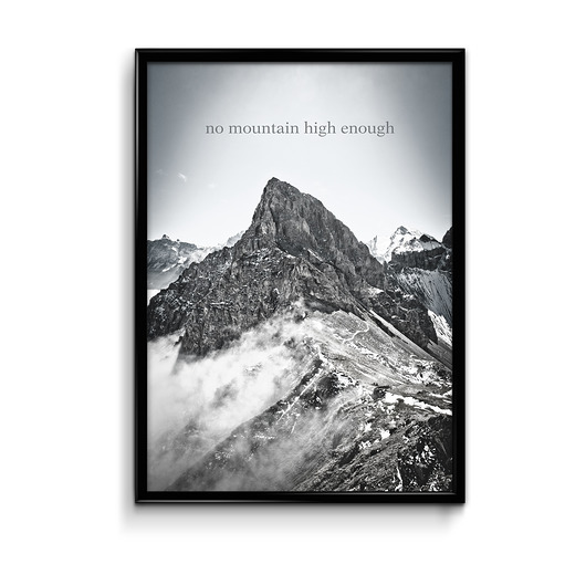 No mountain high enough  30x40 plakat Bury Lis
