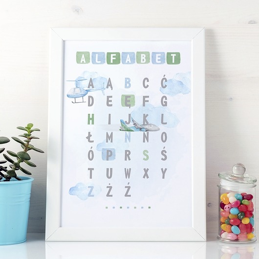 PLAKAT ALFABET P142 Yoko Design