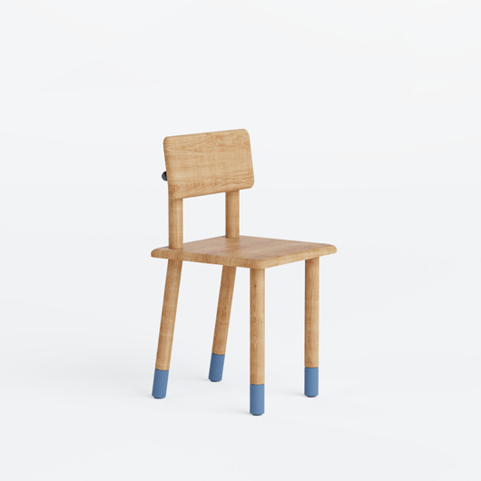 meble do pokoju dziecka Krzesło rise - wałeczki kolor niebieski