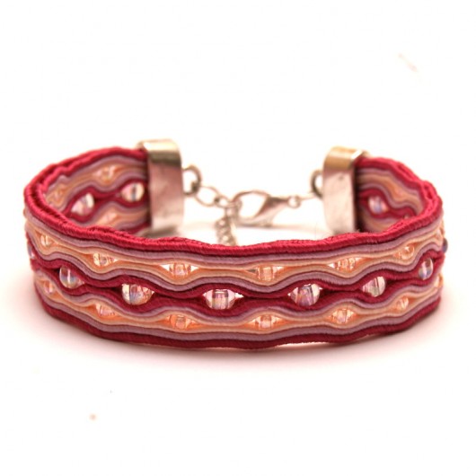 Pulseira rosa martazare