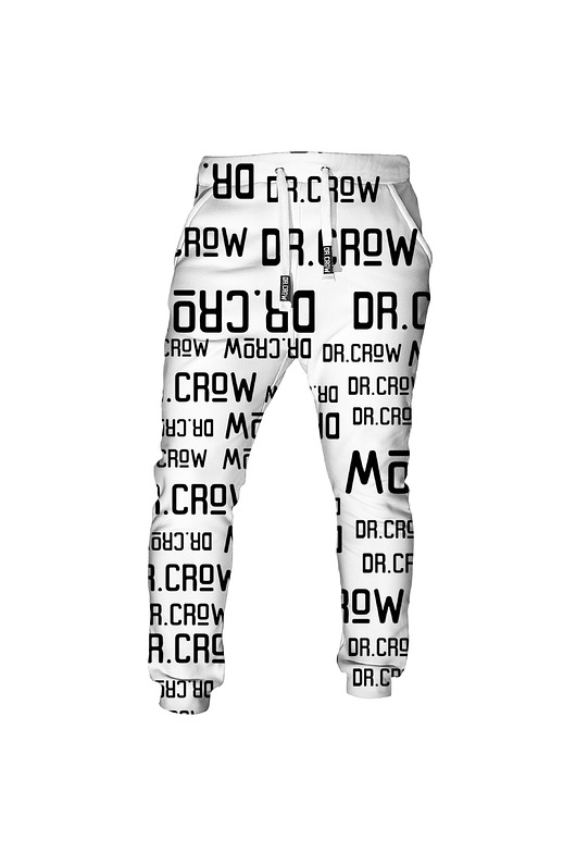 spodnie męskie Męskie Spodnie Fullprint DR.CROW Logo Napisy