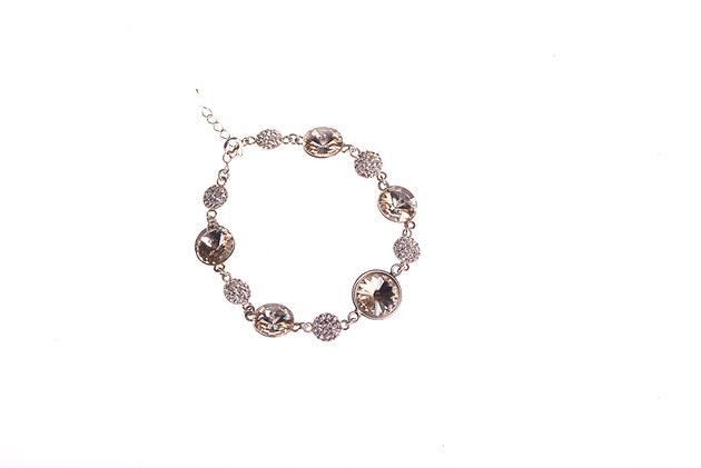 Bransoleta Swarovski,srebro Alessandra unique