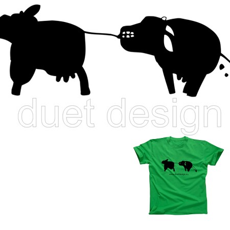 OKAZJA T-shirt 010 duet design Duet design