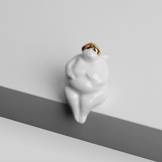 figurki i rzeźby Porcelanowy aniołek, figurka