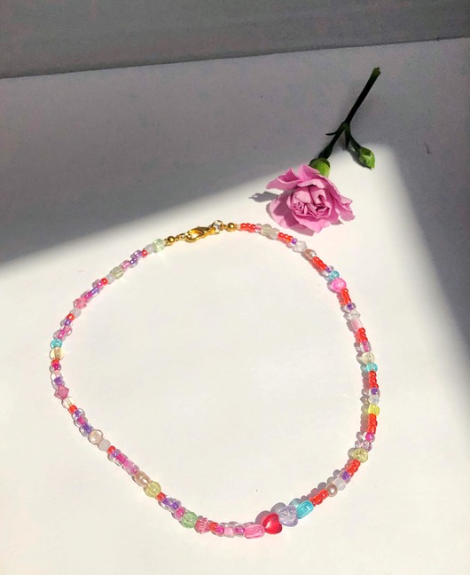 chokery Zielony choker z kamieniami