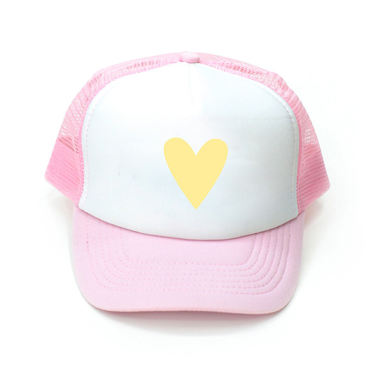 Czapka z daszkiem pastel heart Lamama