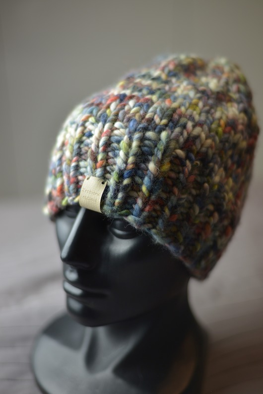 czapki damskie Czapka  wełna  merino 100%