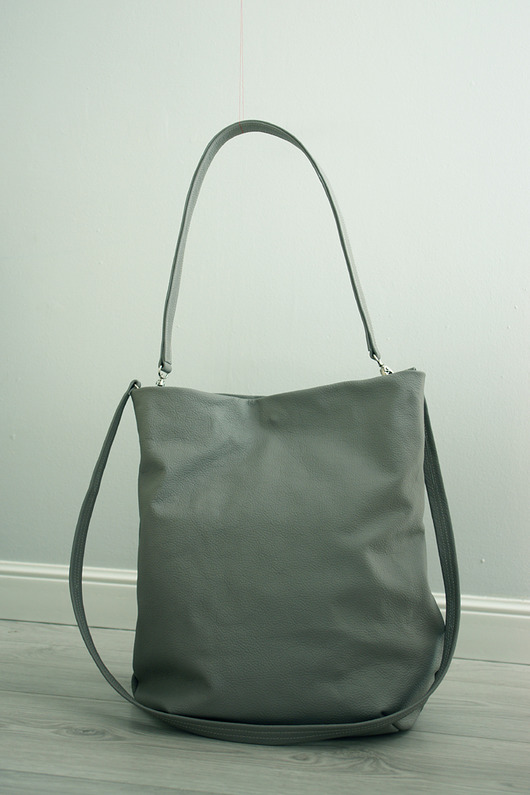 Hobo Grey medium Unlined Pansy