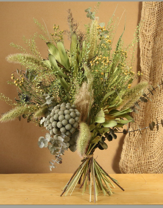 dodatki - różne Bukiet zielony skandynawski  45 cm