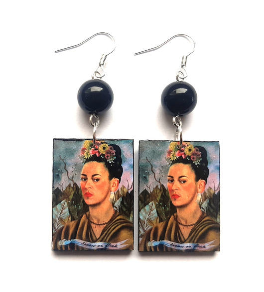 kolczyki - inne Frida Kahlo Autoportret
