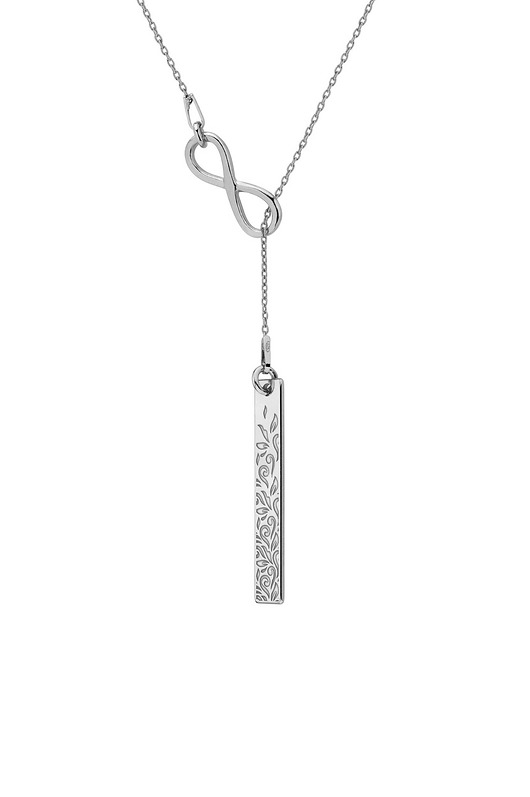 NASZYJNIK SREBRO  925 Z NIESKOŃCZONOŚCIĄ  Coccola JEWELLERY