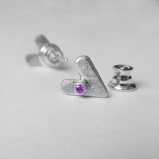 kolczyki srebrne Kolczyki srebrne SERDUSZKO