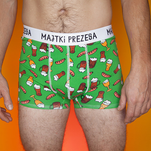 moda - inne Majtki Prezesa - bawełniane bokserki - Majtki z Sosnowca