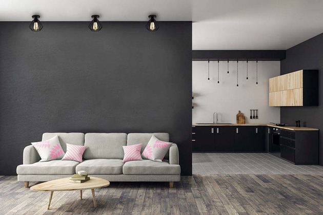 Industrialna plafoniera z kloszem MARANA LOFT lampy loftowe LYSNE LOFT