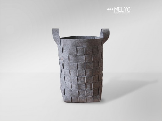 Kosz OLEE grey melyo