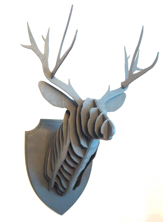 OGROMNE Poroże,trofeum głowa jelenia,jeleń animalwood