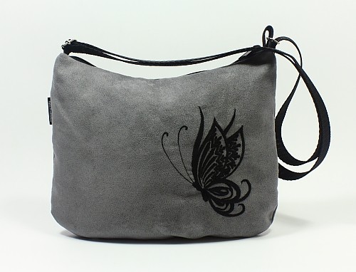 black butterfly on grey RękaProduction