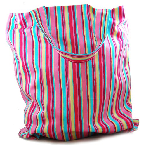 eco bag -  ROZOWY PASIAK eco living