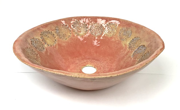 Ceramiczna umywalka "W różu" Ceramystiq
