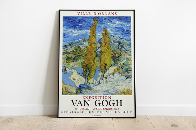 Vincent Van Gogh- plakat wystawowy Pas De LArt