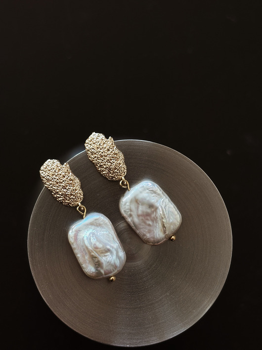 kolczyki pozłacane Kolczyki pozłacane z Perłami