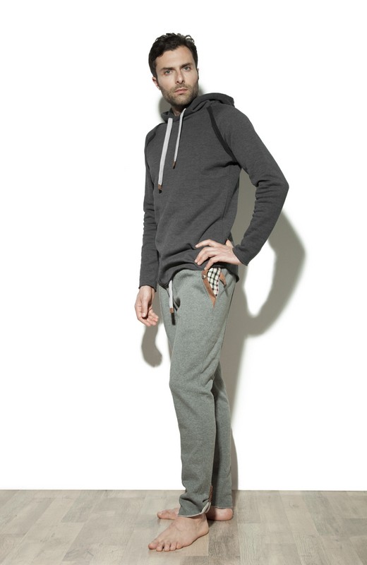 spodnie męskie Spodnie dresowe  z kantem