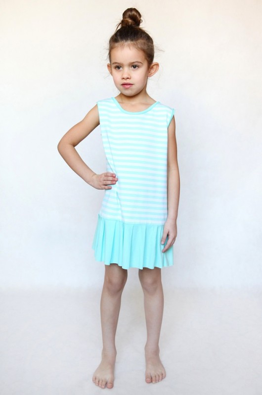 Sukienka Lili Mint Stripes martababy