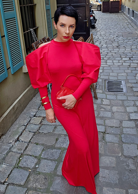 sukienki maxi damskie Sukienka Red Muralla