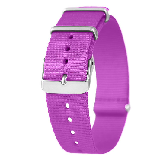 zegarki różne Pasek do zegarka - nylonowy, amarant