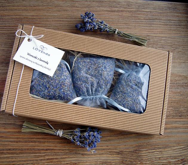 akcesoria różne Lawenda 3 x woreczek lawendowy