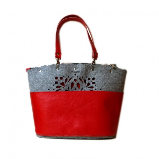 folk shopper&czerwona skóra PAWDECO