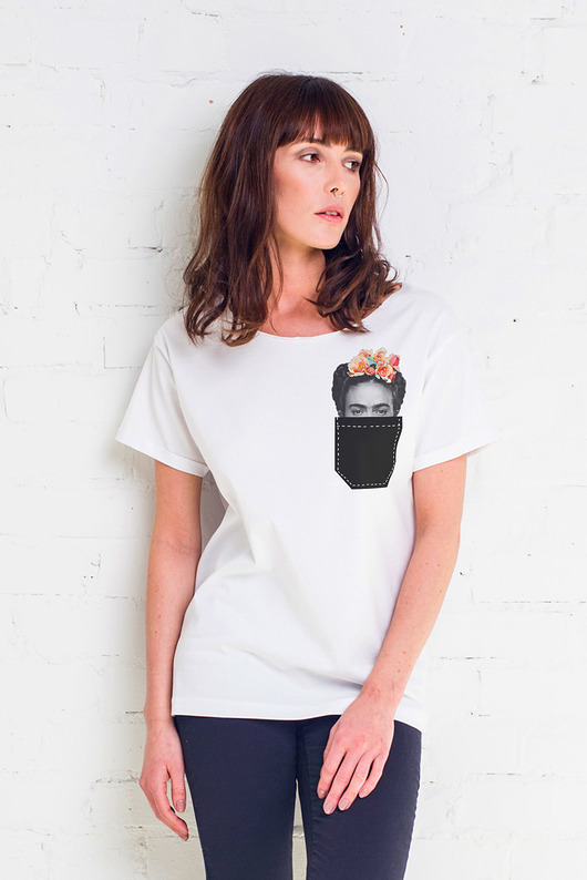 FRIDA IN POCKET Oversize t-shirt GAU great as You