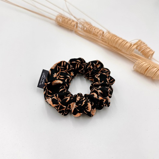 gumki do włosów Scrunchie/frotka Jesienne kwiaty Slim