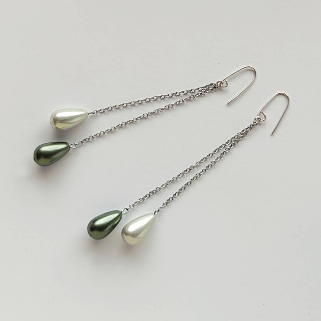 kolczyki z kamieniami Kolczyki OKRĄG