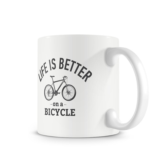 kubki Kubek. Life is better on a bicycle