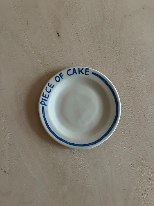talerze, miski Talerzyk deserowy PIECE OF CAKE