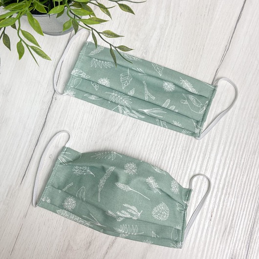 maseczki ochronne 2- WARSTWOWA MASECZKA OCHRONNA Z GUMKĄ /mięta