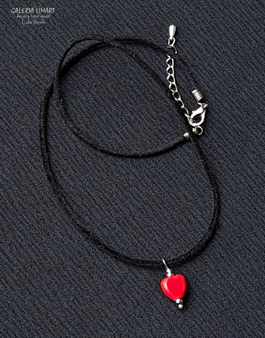 wisiory Cudne serduszko z pięknej ceramiki prezent  handmade dla ukochanej osoby