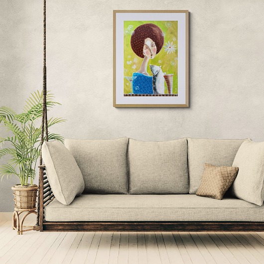 obrazy "Chwila spokojnej melancholii" Giclee