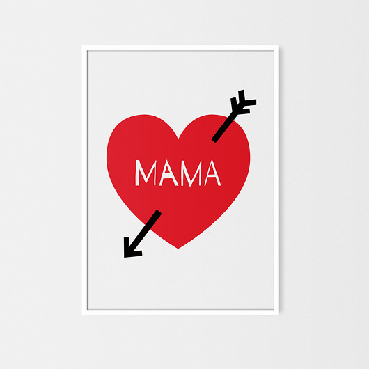Mama | plakat A3 milostudio