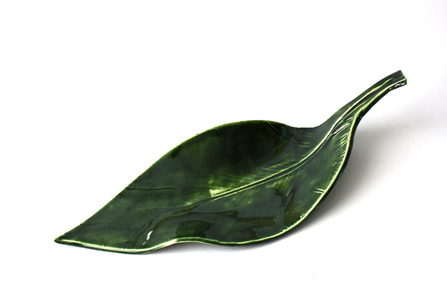 patery i talerze patera dekoracyjno- użytkowa LEAF średnia
