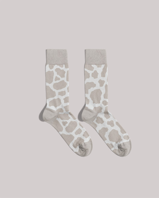 skarpetki damskie Skarpetki Geometryczne - Giraffe Skin