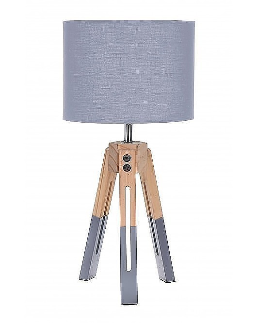 Lampa Stołowa Brax Szara MIA home