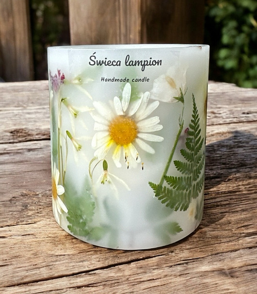 świeczniki i świece Lampion Botaniczny -Stokrotkowe Love