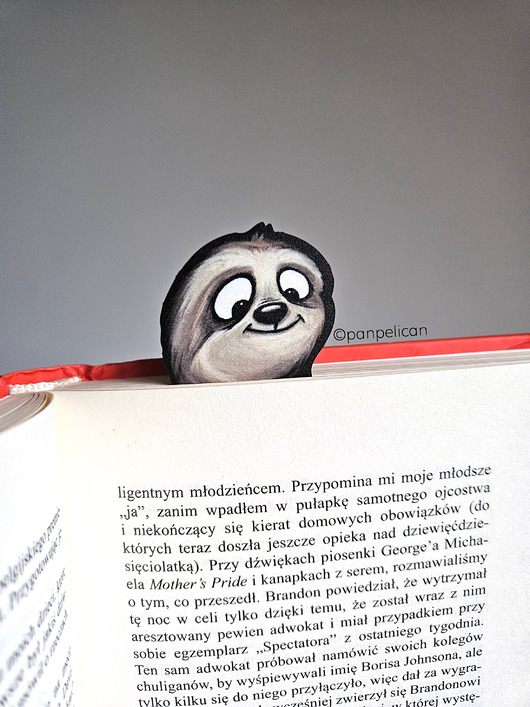 zakładki do książek Zakładka do książki Leniwiec