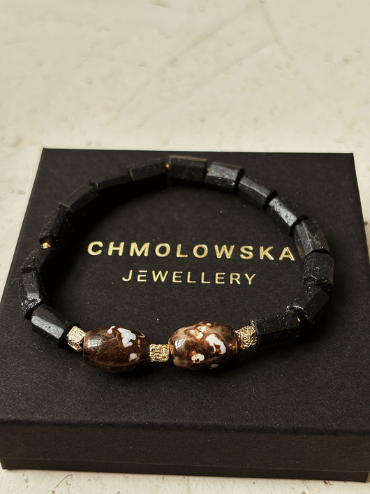 biżuteria męska Bransoletka męska Turmalin i Jaspis