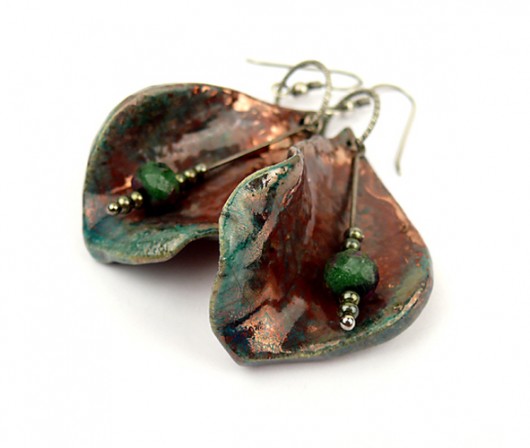  kolczyki &quot;raku&quot; bluefrog