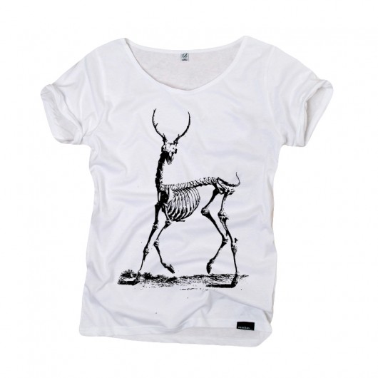 bones - organic t-shirt mmhm
