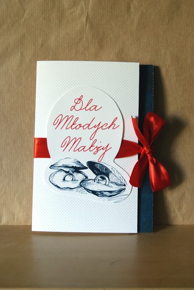 kartki scrapbooking Kartka dla Młodych Małży!