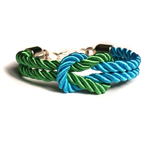SAILOR KNOT slim BRANSOLETKA wiosenna kaktusia